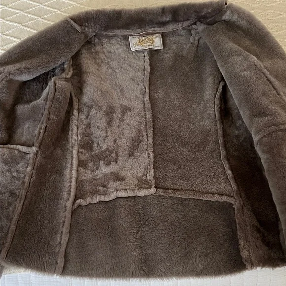 Genuine shearling jacket by Vintage De Luxe IT 42 - Picture 3 of 14